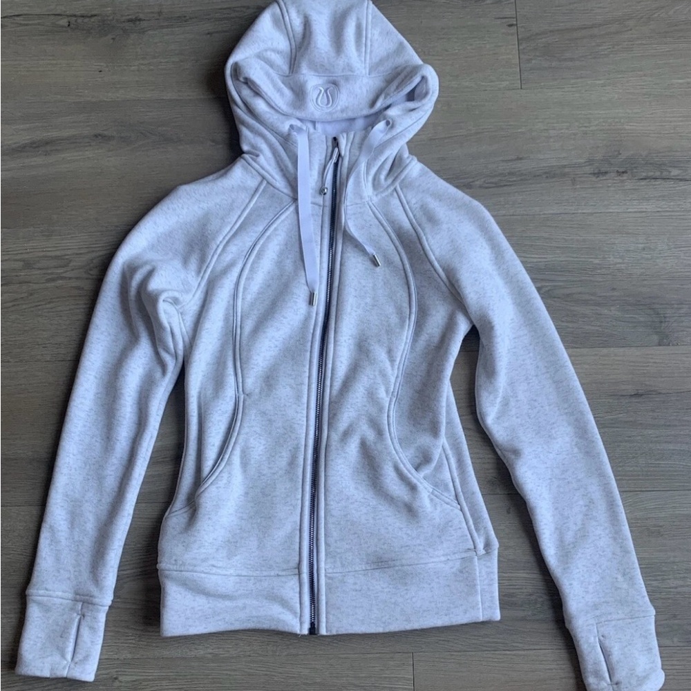 Lululemon Athletica Light Gray Hoodie